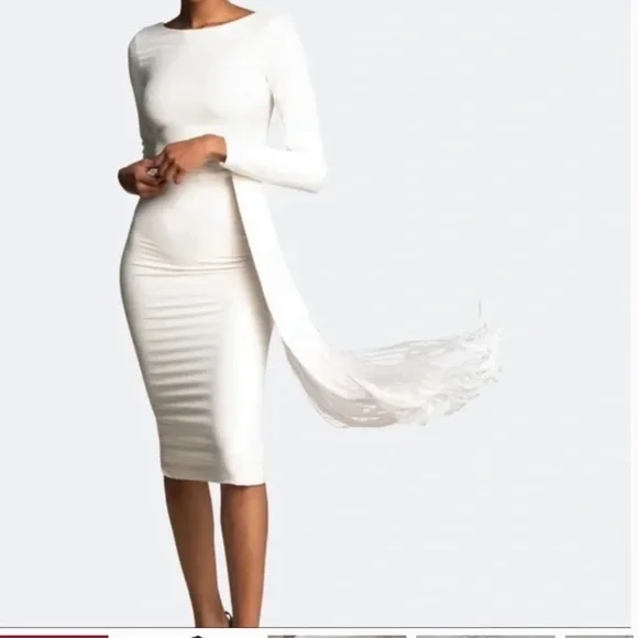 open lace back dress Dress the Population Womens Emery Dress, White, Large US at Amazon Women's  Clothing store